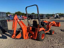 Kuboat BX24 w/Loader & Backhoe 4x4