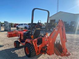 Kuboat BX24 w/Loader & Backhoe 4x4