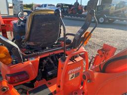 Kuboat BX24 w/Loader & Backhoe 4x4