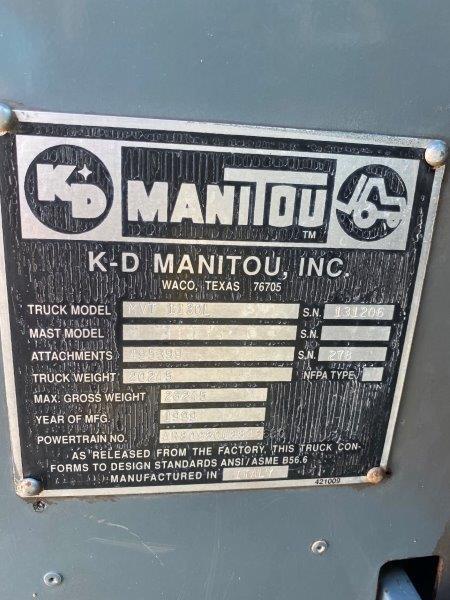 1999 KD Manitou MUT 1130L