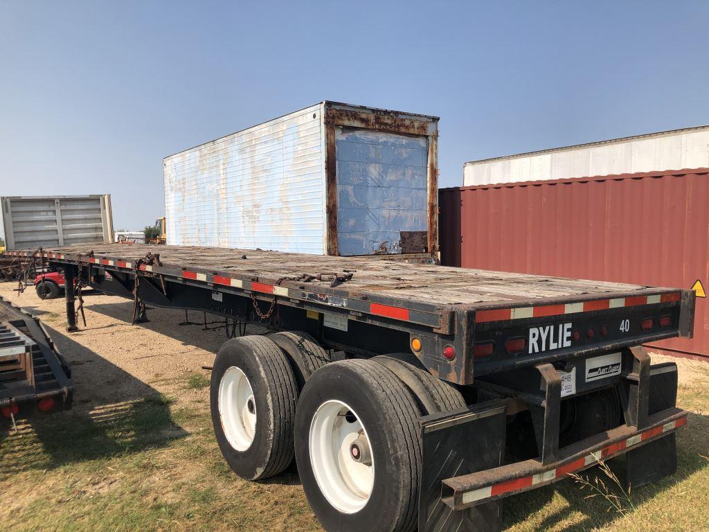 2000 Friehauf Fleet Flyer Flatbed 5th Wheel