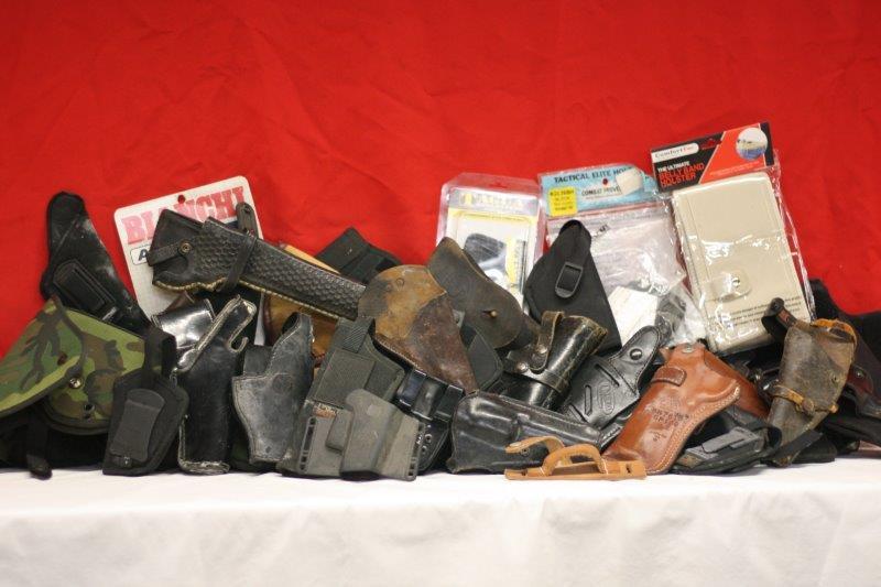 Box Lot of Pistol Holsters