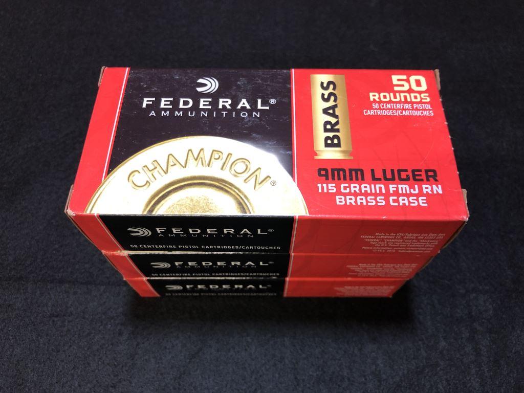 Federal 9mm 115gr FMJ