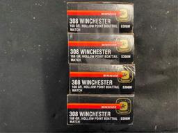 20rds Winchester 308win 168gr HP