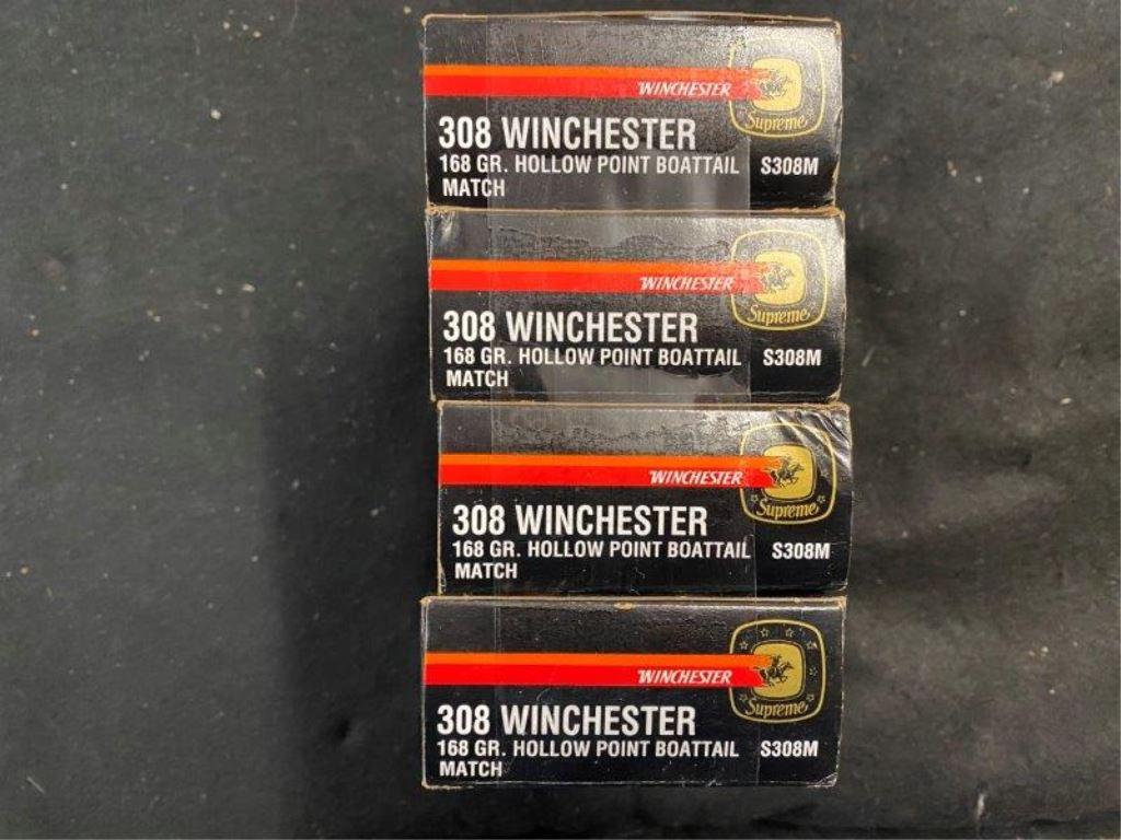 20rds Winchester 308win 168gr HP
