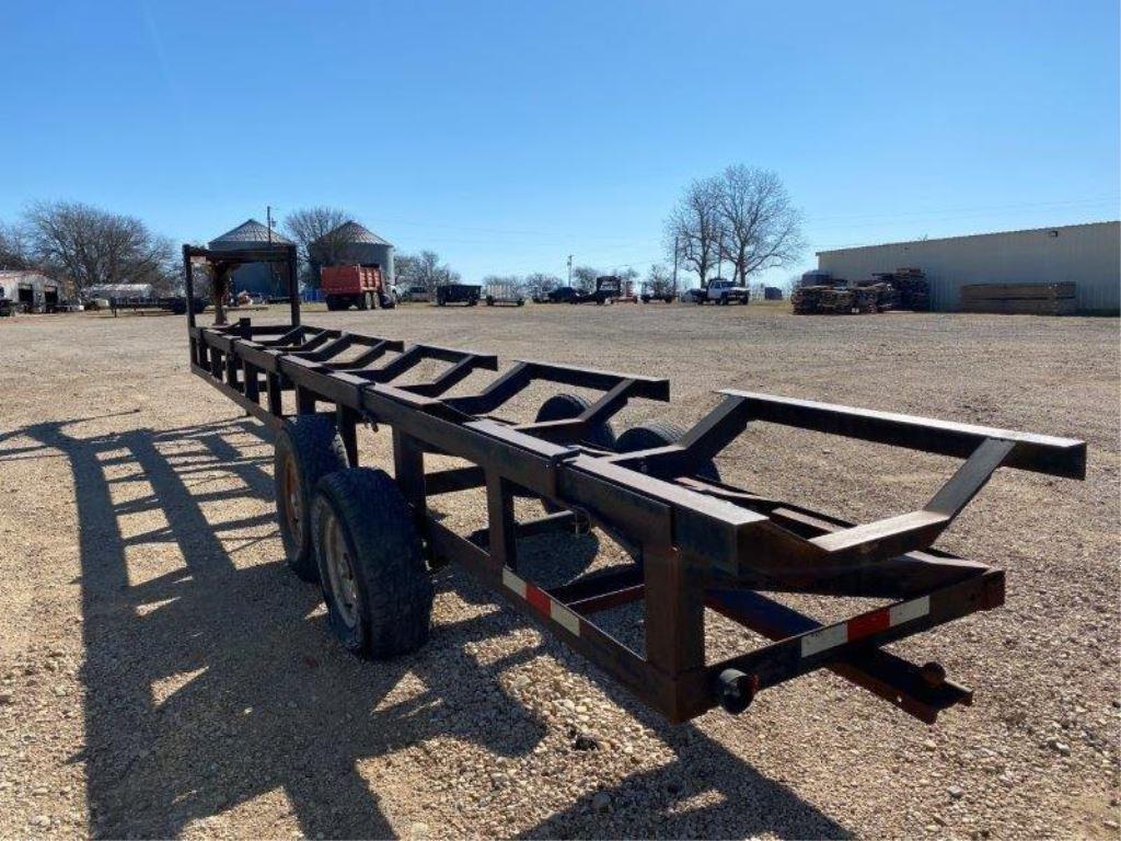 Gooseneck  5 Bale Hay Trailer