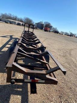 Gooseneck  5 Bale Hay Trailer