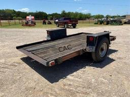 10' Eager Beaver Tilt Bed Trailer