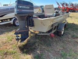 Traveler w/Evinrude 60hp Motor