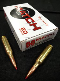 20rds Hornady Match 6.5mm Creedmoor 120gr ELD