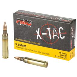 20rds PMC X-TAC 5.56MM 55gr FMJ-BT