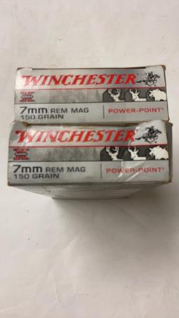 40rds Assorted 7mm Rem Mag 140gr/160gr