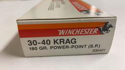 20rds Winchester 30-40 KRAG 180gr Power-Point SP