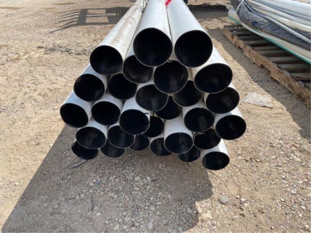 Approx 28pc 4"x10' PVC Sewer Pipe