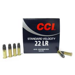 500rds CCI Standard Velocity 22LR 40gr LRN