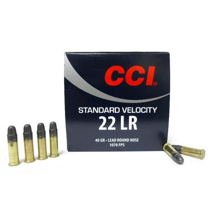 500rds CCI Standard Velocity 22LR 40gr LRN