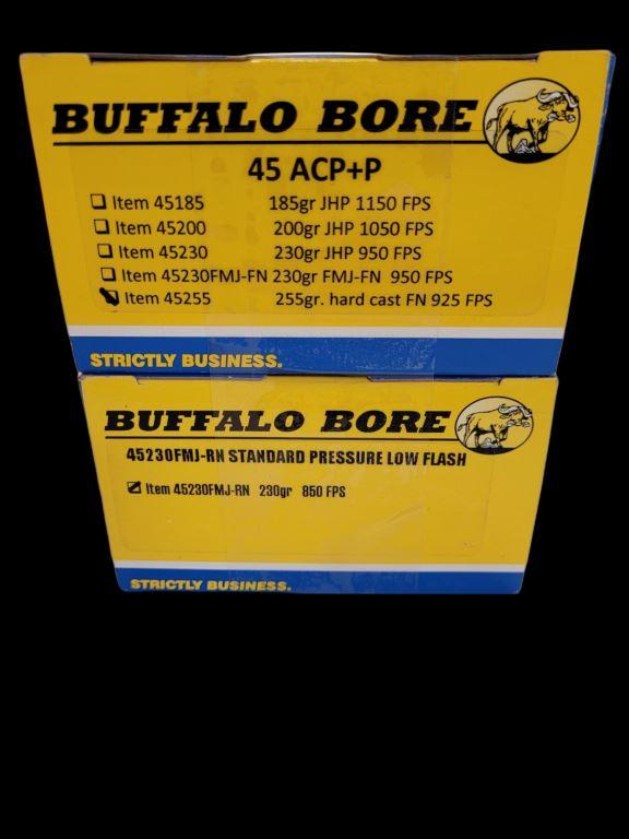 40rds Buffalo Bore Assorted 45ACP+P/Standard