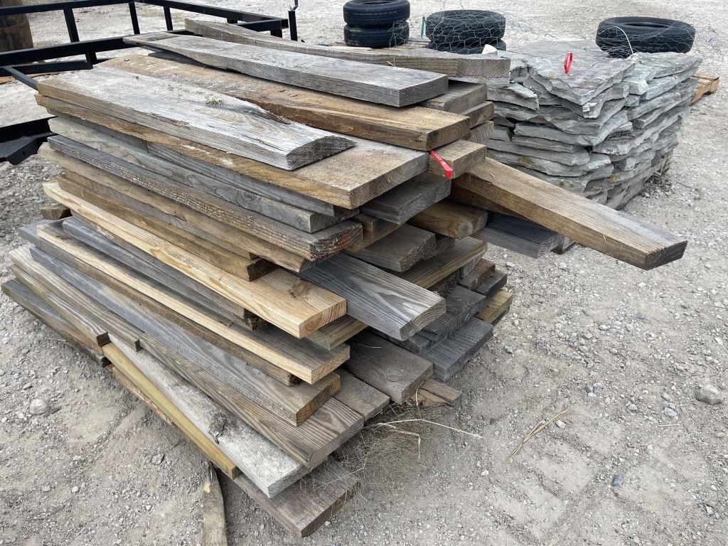 Pallet of Asst Lengths Wood