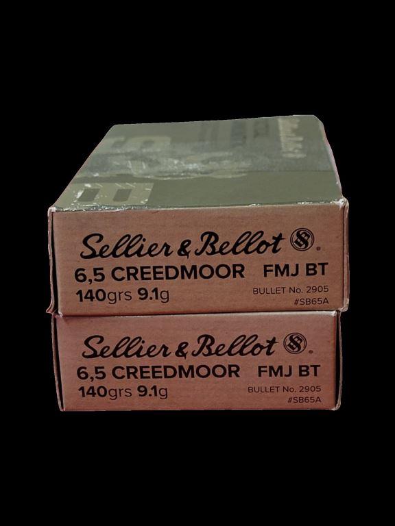 20rds Sellier & Bellot 6.5 Creedmoor 140gr Tactica