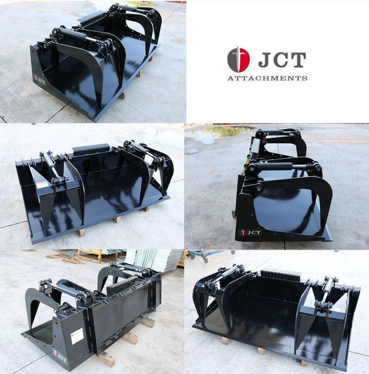 New 2022 JCT Grapple Bucket Skid Steer Attachment