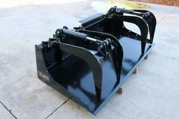 New 2022 JCT Grapple Bucket Skid Steer Attachment