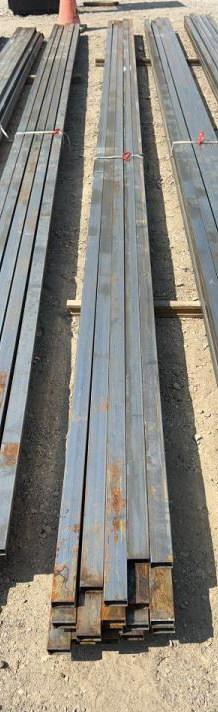 Lot of 20 - 17ga 1"x2"x21'  Square Tubing