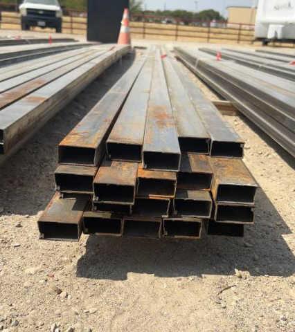 Lot of 20 - 17ga 1"x2"x21'  Square Tubing