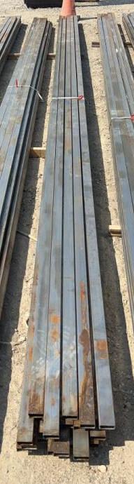 Lot of 20 - 17ga 1"x2"x21'  Square Tubing