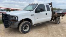 *1999 Ford F250 Ext Cab Diesel Flatbed
