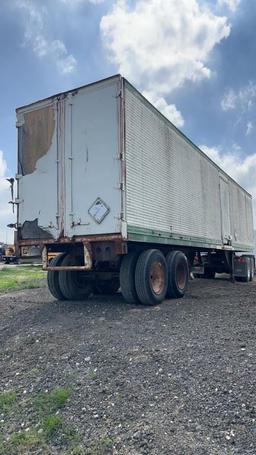 Semi Dry Box 40' Van Trailer BOS ONLY