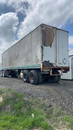 Semi Dry Box 40' Van Trailer BOS ONLY