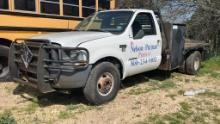 *2003 Ford F350 Flatbed w/Little Joe Hoist GAS