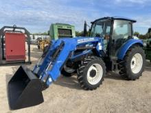 New Holland T4.75 Powerstar w/655TL Loader/Bucket