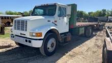 *2007 International 4700 T444E Roll-Back Flatbed