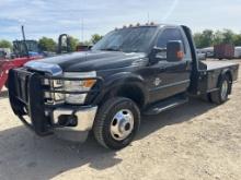 **2012 Ford F350 SD 6.7L Powerstroke Flatbed 4x4