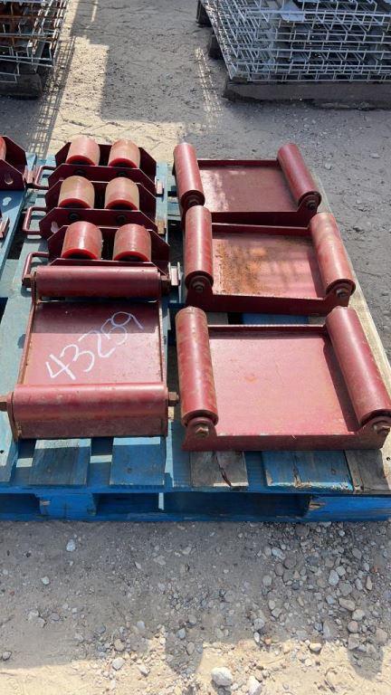 Pallet lot of Heavy Duty Cargo Trolly Wheels