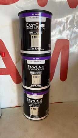 Lot of 3 - 1Qt EasyCare Premium Gloss White