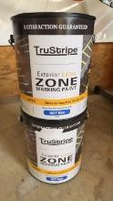 Lot of 2 - 1Gal TruStripe Blue Zone Marking Paint