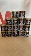 Lot of 16 - 1/2 Pint Cans of X-O Rust Asst.