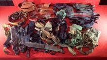 Box Lot of Belts, Holsters, etc.