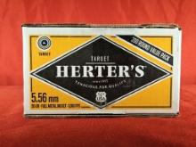 150rds Herter's 5.56mm 55gr FMJ