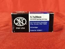 50rds FNH 5.7X28mm 40gr V-Max