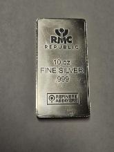 10oz RMC Republic Silver Bar