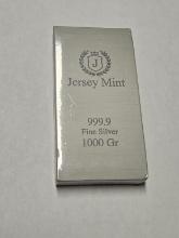 Jersey Mint 1000gr(Kilo) Silver Bar