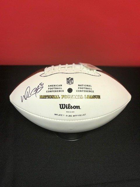 Will Compton Autographed NFL Logo Football