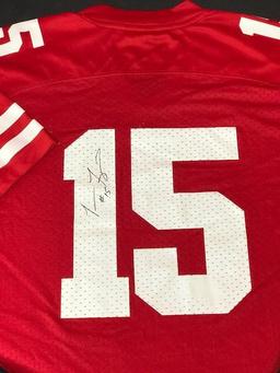 Tommie Frazier Autographed #15 Husker Jersey