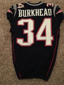 Super Bowl Champion, Rex Burkhead, Autographed Patriots Jersey