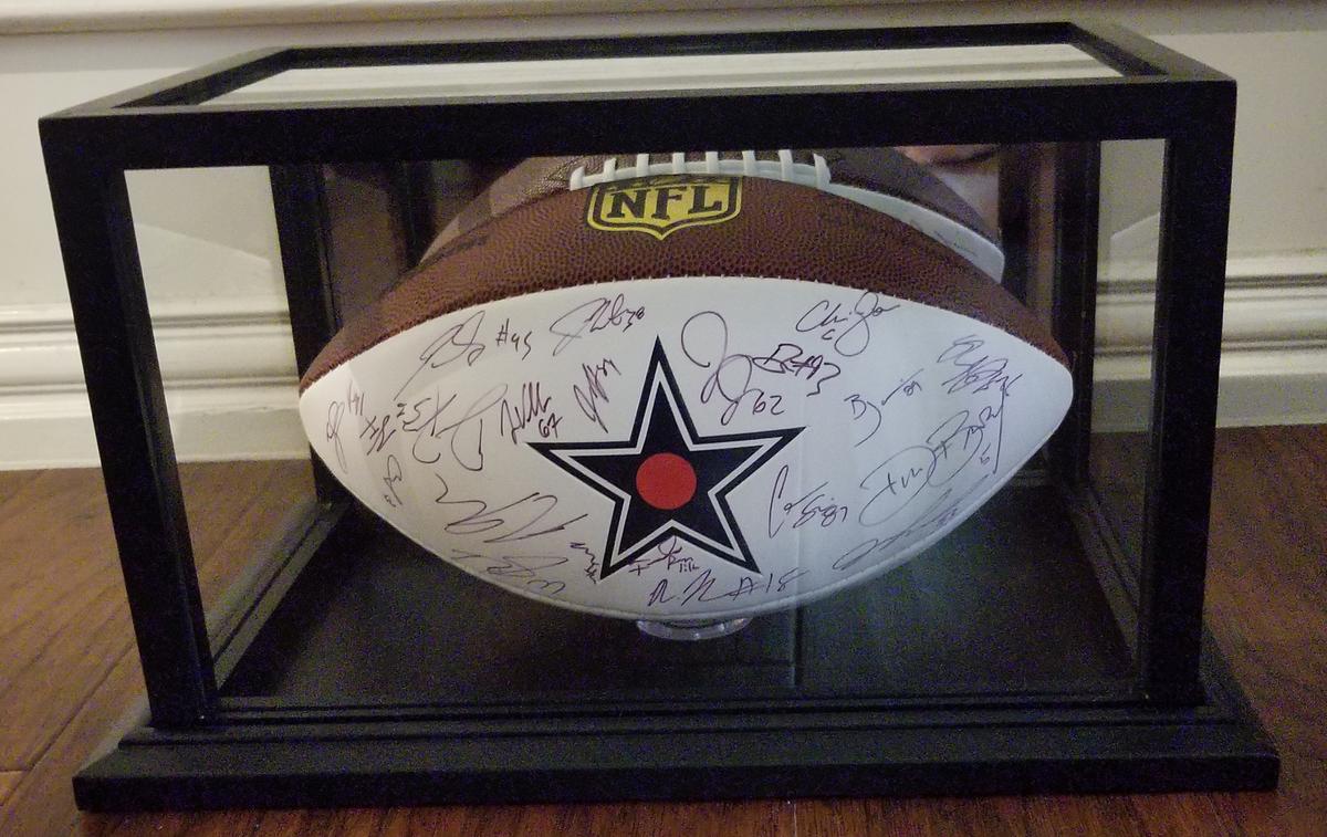 Dallas Cowboys Signed Team Football (2019)