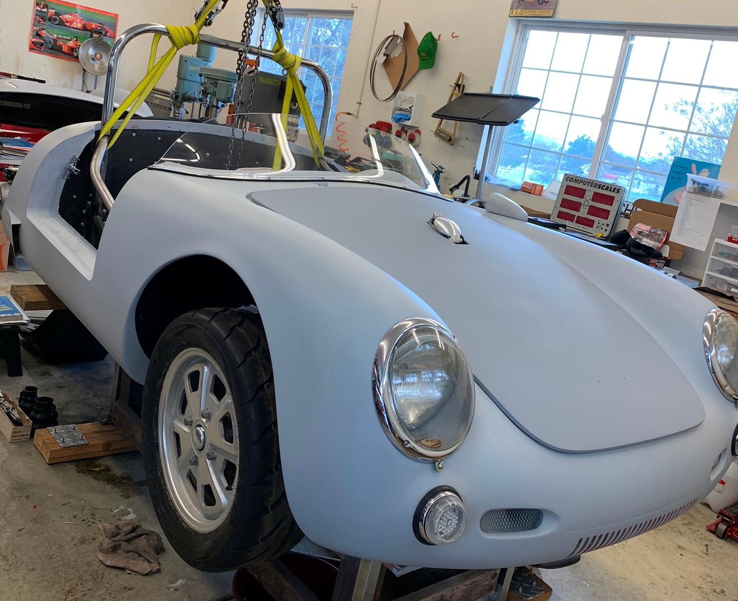 Primed Porsche 550 Spyder Replica