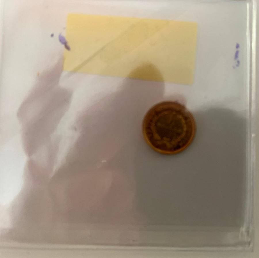 1853  $1 gold piece